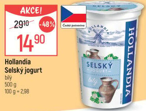 Bílý jogurt selský Hollandia