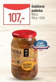 Gulášová polévka Globus