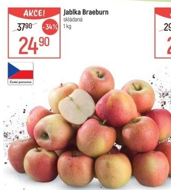 Jablka Braeburn