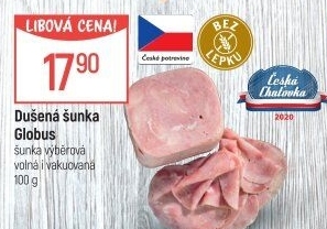 Šunka dušená výběrová Globus