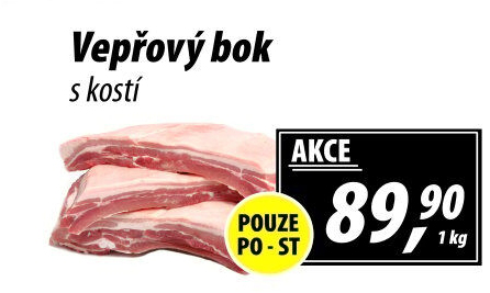 Vepřový bok s kostí