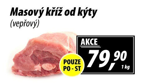 Vepřový kříž od kýty