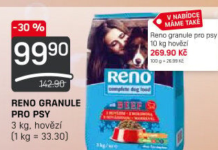 Granule pro psy Reno