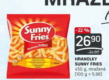 Hranolky mražené Sunny Fries