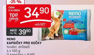 Kapsičky pro kočky Reno