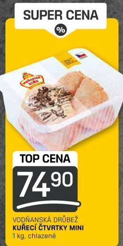 Kuřecí čtvrtky Vodňanské kuře