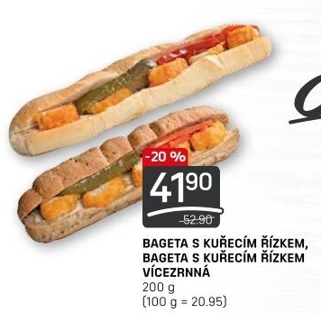 Obložená bageta