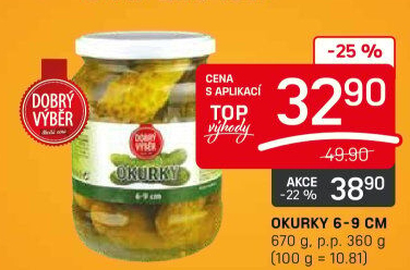 Okurky Dobrý Výběr