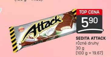 Oplatky Attack Sedita