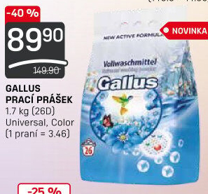 Prací prášek Gallus