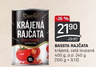 Rajčata krájená Bassta