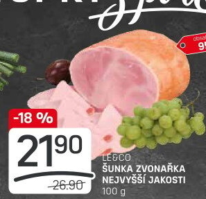 Šunka Zvonařka nejvyšší jakosti LE&amp