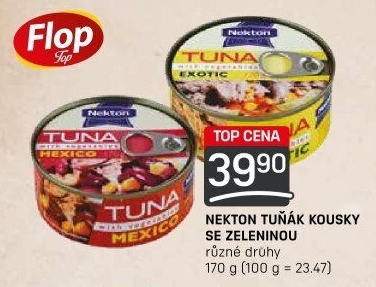 Tuňák kousky se zeleninou Nekton