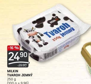 Tvaroh jemný Milkin