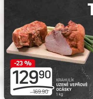 Vepřové ocásky uzené Krahulík