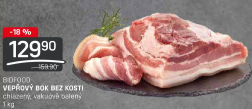 Vepřový bok bez kosti Bidfood