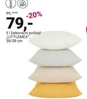 DEKORAČNÍ POLŠTÁŘ „LITTLEMEX“