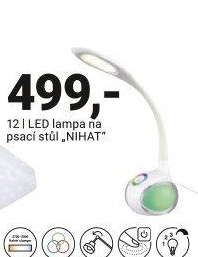 LED LAMPA NA PSACÍ STŮL „NIHAT“