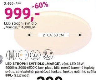 LED STROPNÍ SVÍTIDLO „MARGE“