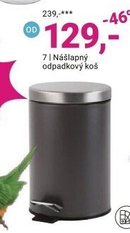 NÁŠLAPNÝ ODPADKOVÝ KOŠ „PUSHY“