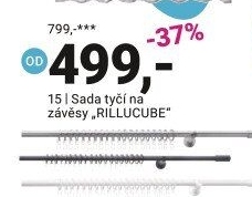 SADA TYČÍ NA ZÁVĚSY „RILLCUBE“