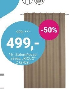 ZATEMŇOVACÍ ZÁVĚS „RICCO“