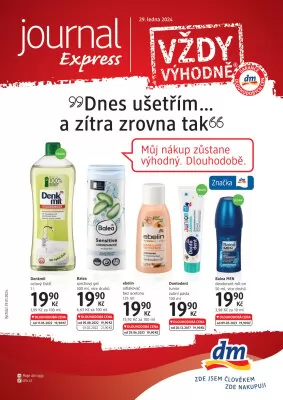 akční leták dm drogerie 29.1.2024-29.2.2024