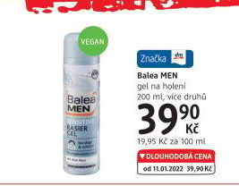 Gel na holení pánský Men Balea