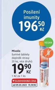 Šumivé tablety Mivolis