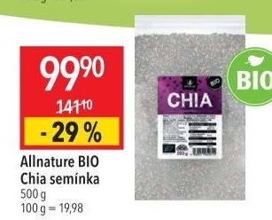 Chia semínka bio Allnature