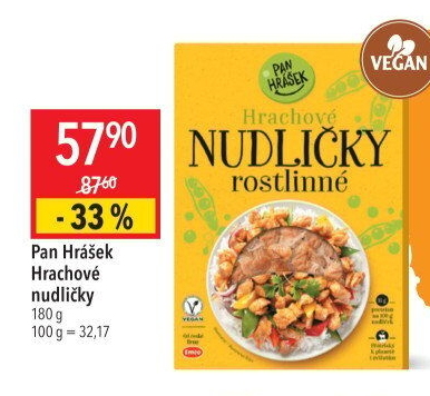 Hrachové nudličky Pan Hrášek Emco