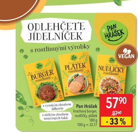 Hrachové nudličky Pan Hrášek Emco