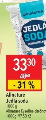 Jedlá soda Allnature