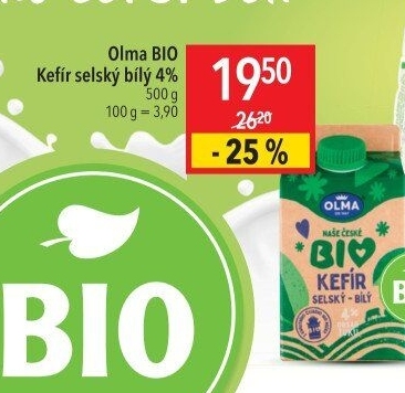Kefír Selský bio Olma