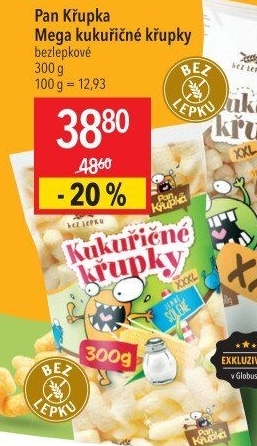 Kukuřičné křupky bez lepku Rej