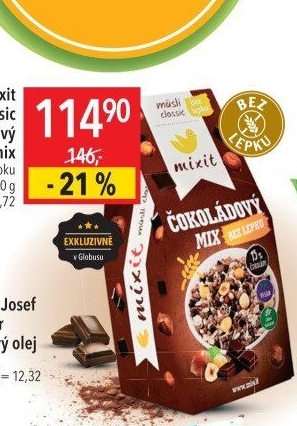 Müsli bez lepku Mixit
