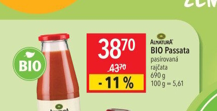 Rajčata pasírovaná Passata bio Alnatura