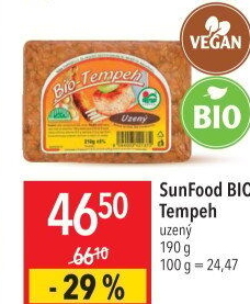 Tempeh uzený bio Sunfood