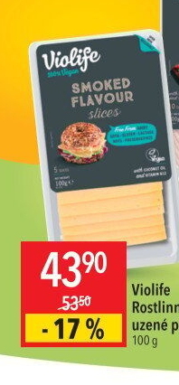 Veganský sýr uzený Violife