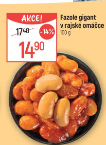 Fazole řecké gigant v rajské omáčce