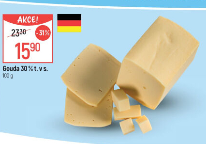 Sýr Gouda 30%