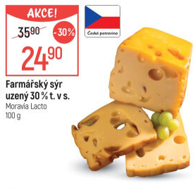 Sýr uzený Farmářský Moravia