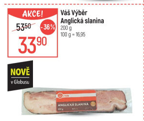 Anglická slanina Váš Výběr