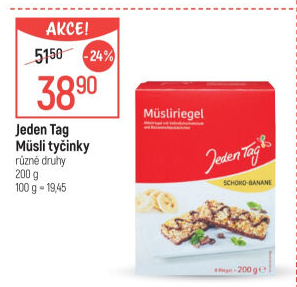 Müsli tyčinky Jeden Tag