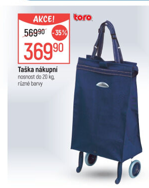 Nákupní taška na kolečkách Toro