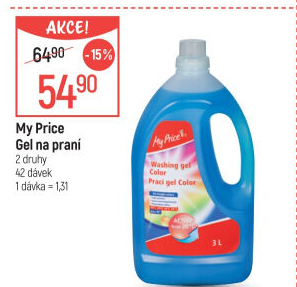 Prací gel My Price
