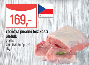 Vepřová pečeně bez kosti Globus
