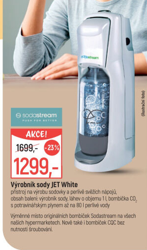 Výrobník sody Jet Sodastream