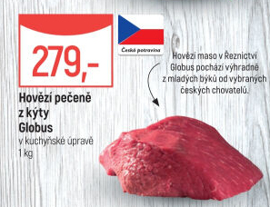 Hovězí pečeně z kýty Globus