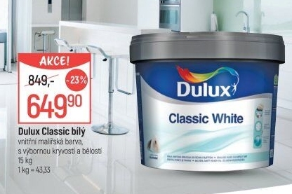 Interiérová barva Dulux